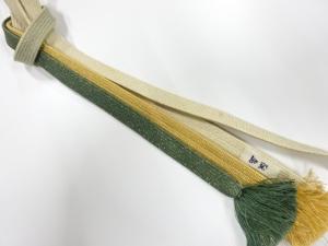 正絹　無形文化財　道明製　手組帯締め